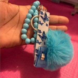 Blue Butterfly card grabber